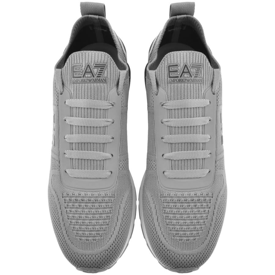EA7 Emporio Armani Logo Trainers Grey